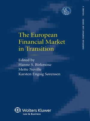 cover image of The European Financial Market in Transition